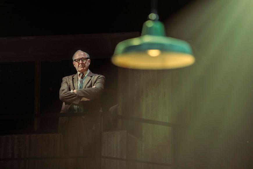 John Ramm (as George Smiley) in CFT’s The Spy Who Came In From The Cold